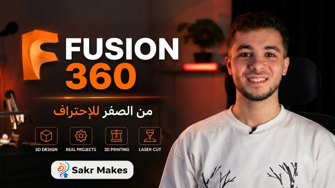 Mohamed Sakr Sakr Makes post — Fusion 360 3D Design Tutorials
